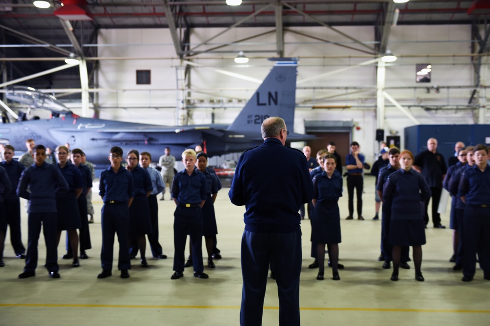 48th FW hosts RAF cadets