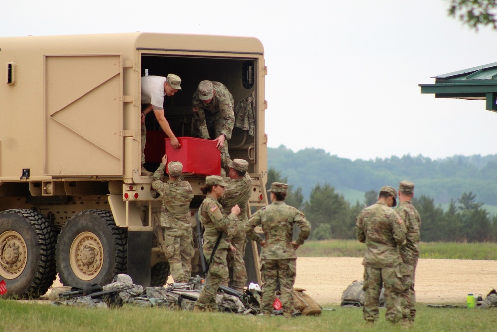Exercise operations for CSTX 86-18-04 at Fort McCoy