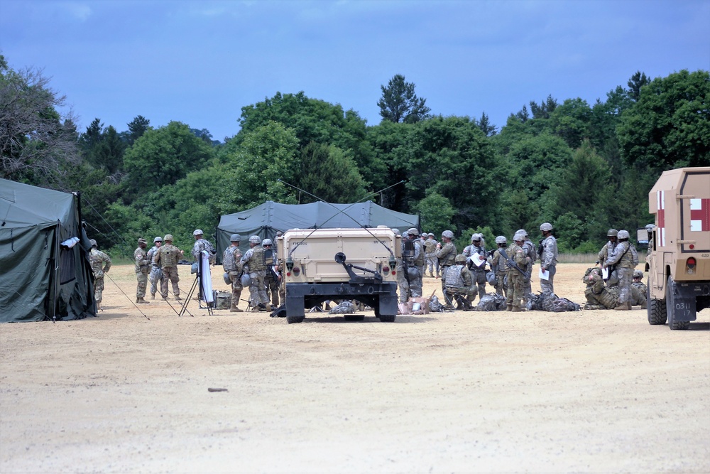 Exercise operations for CSTX 86-18-04 at Fort McCoy