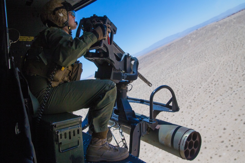 Marine Light Helicopter Attack Squadron 775 conducts close air support