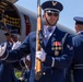 U.S. Air Force Honor Guard Drill Team performs at Udvar-Hazy Center