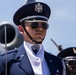 U.S. Air Force Honor Guard Drill Team performs at Udvar-Hazy Center