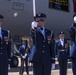 U.S. Air Force Honor Guard Drill Team performs at Udvar-Hazy Center