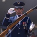 U.S. Air Force Honor Guard Drill Team performs at Udvar-Hazy Center