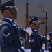 U.S. Air Force Honor Guard Drill Team performs at Udvar-Hazy Center