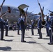 U.S. Air Force Honor Guard Drill Team performs at Udvar-Hazy Center