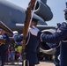 U.S. Air Force Honor Guard Drill Team performs at Udvar-Hazy Center