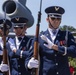 U.S. Air Force Honor Guard Drill Team performs at Udvar-Hazy Center