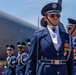 U.S. Air Force Honor Guard Drill Team performs at Udvar-Hazy Center