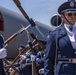 U.S. Air Force Honor Guard Drill Team performs at Udvar-Hazy Center