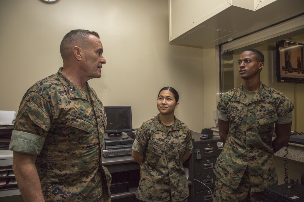 Leadership from Marine Corps Installations Command visit Iwakuni