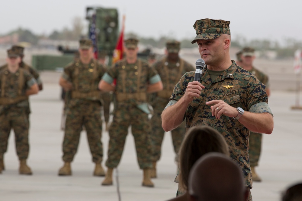 Headquarters and Headquarters Squadron Change of Command Ceremony