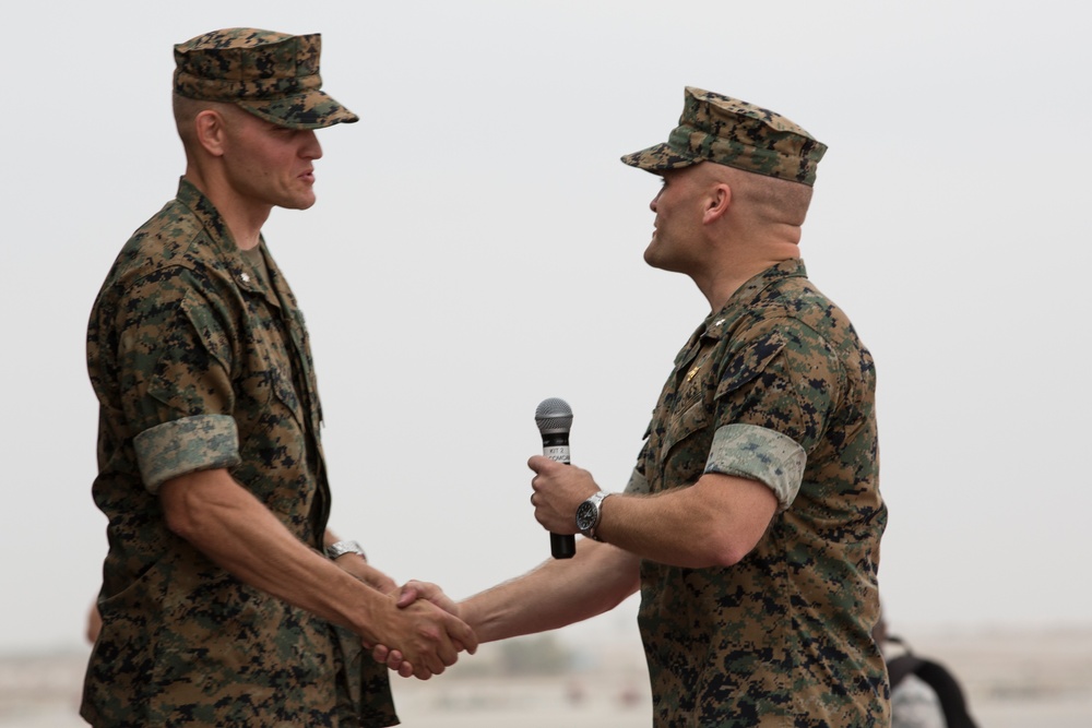 Headquarters and Headquarters Squadron Change of Command Ceremony