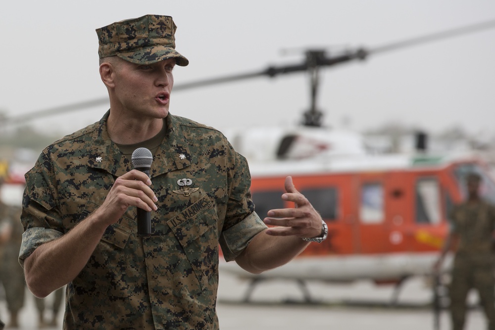 Headquarters and Headquarters Squadron Change of Command Ceremony