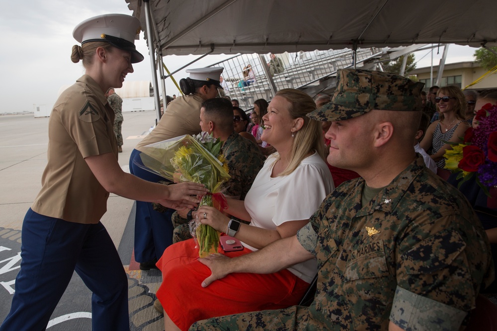 Headquarters and Headquarters Squadron Change of Command Ceremony