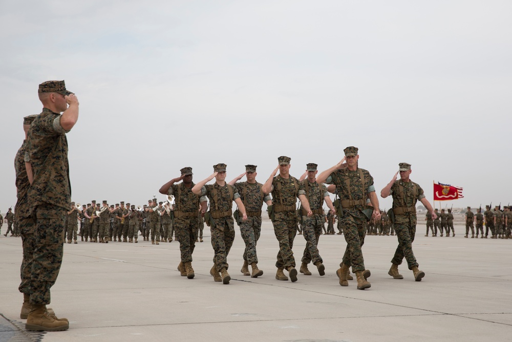 Headquarters and Headquarters Squadron Change of Command Ceremony