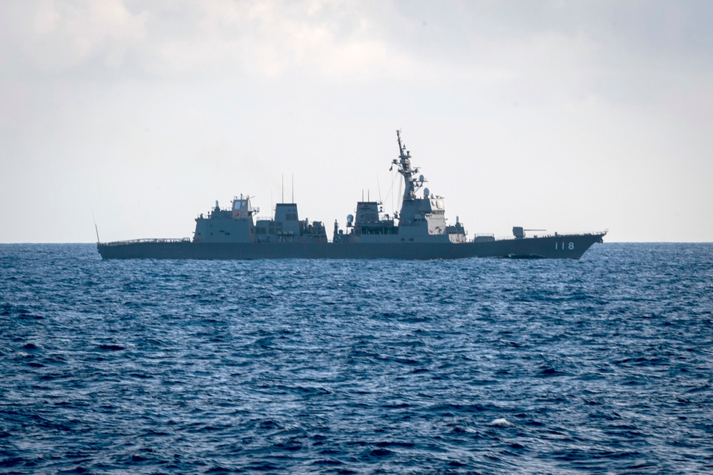 U.S. Navy, JMSDF, and Indian Navy complete Malabar 2018