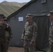 U.S. Army National Guard Brig. Gen. Joseph Streff, Alaska ARNG commander, converses with Marine Capt. Tate Blenke.