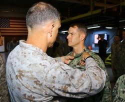 TF 51/5 Sailors earn Fleet Marine Force Warfare Officer device
