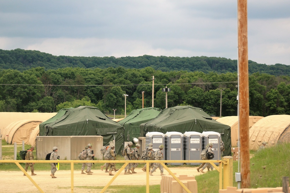 Operations for Combat Support Training Exercise 86-18-04 at Fort McCoy