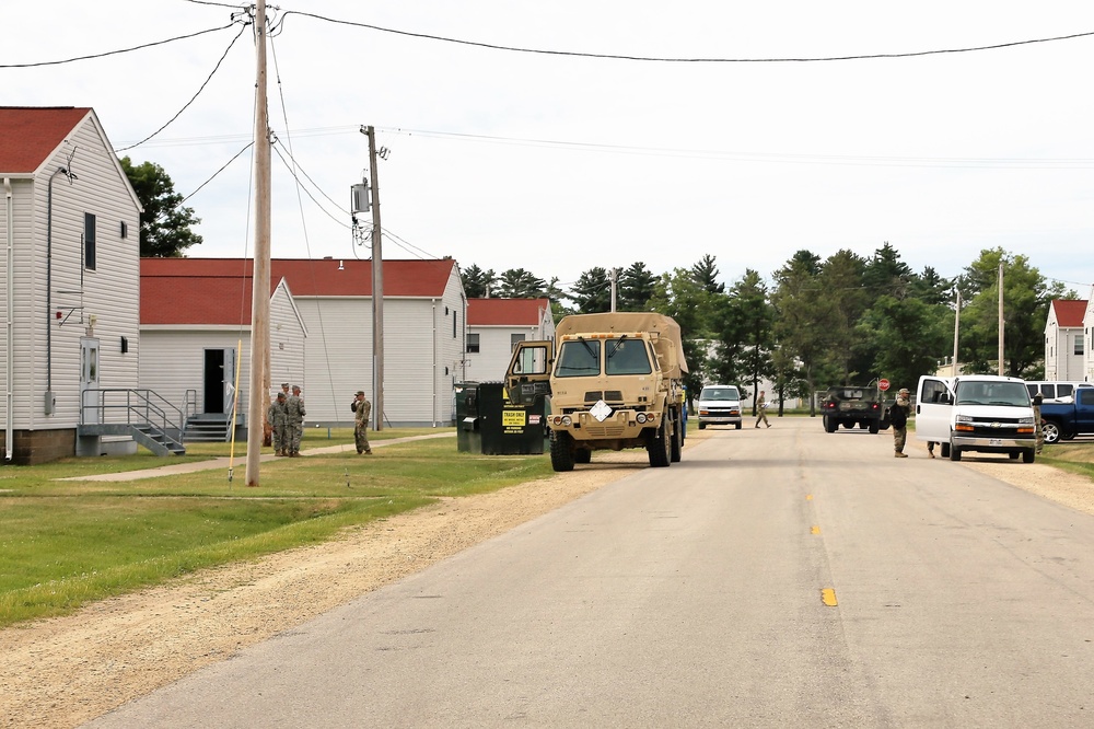 Operations for Combat Support Training Exercise 86-18-04 at Fort McCoy