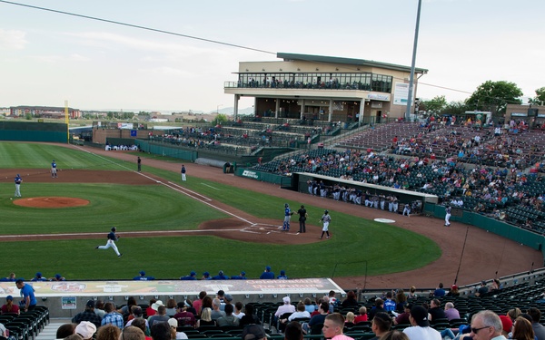 Sky Sox celebrate Schriever Appreciation Night