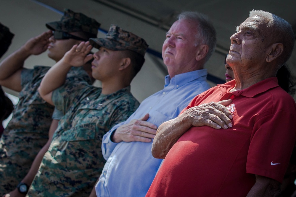 Change of Command Ceremony: HQBN, 1st MARDIV