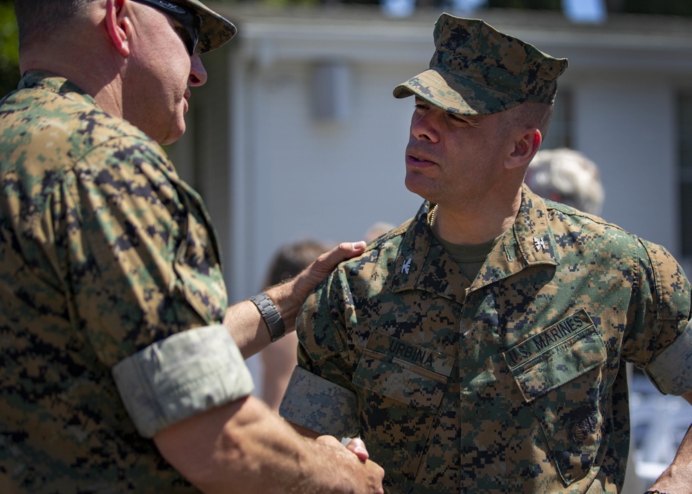 Gunner Vincent Kyzer's Retirement Ceremony