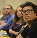 Members of the Greater Northeast Philadelphia Chamber of Commerce listen as Defense Logistics Agency Troop Support senior leaders present information about the DLA mission and Troop Support's local and global impacts June 18.