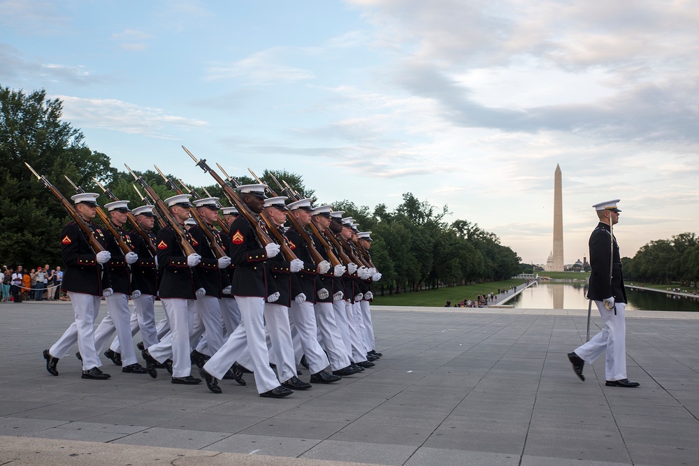 Marine Barracks Washington D.C. Sunset Parade 06.19.2018