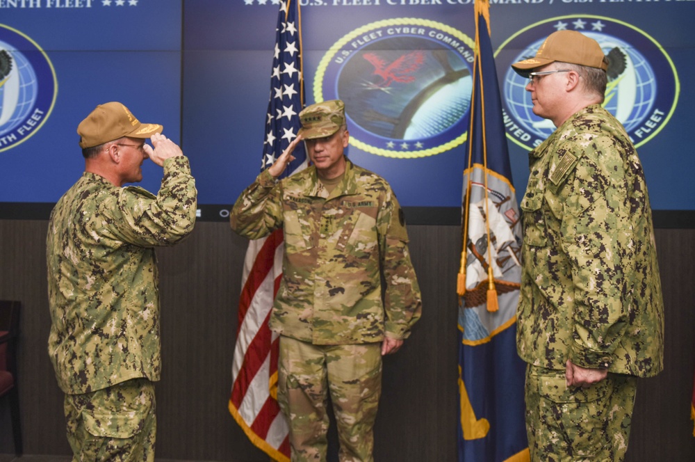 U.S. Fleet Cyber Command/10th Fleet Holds Change of Command