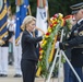 German Minister of Defence Ursula von der Leyen Participates in an Armed Forces Full Honors Wreath-Laying Ceremony at the Tomb of the Unknown Soldier