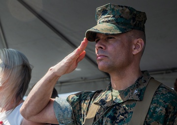 Change of Command Ceremony: HQBN, 1st MARDIV