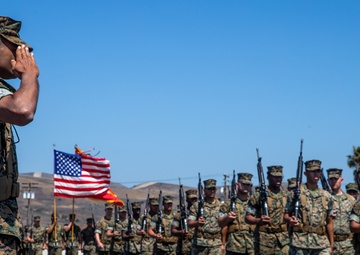 Change of Command Ceremony: HQBN, 1st MARDIV