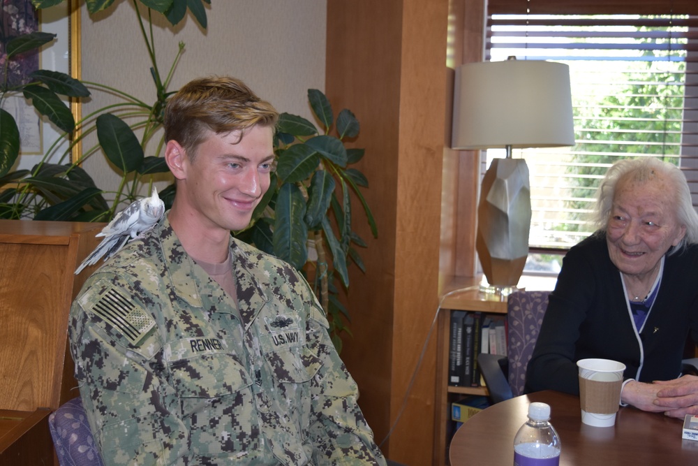 Sailors Swap Stories With Veterans During Navy Week Reno