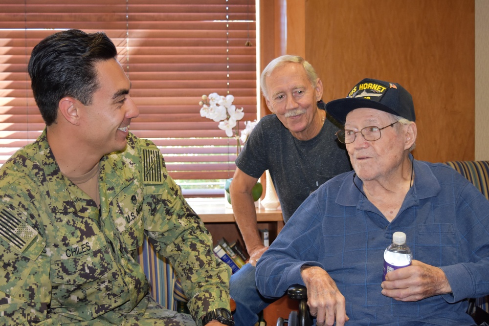 Sailors Swap Stories With Veterans During Navy Week Reno