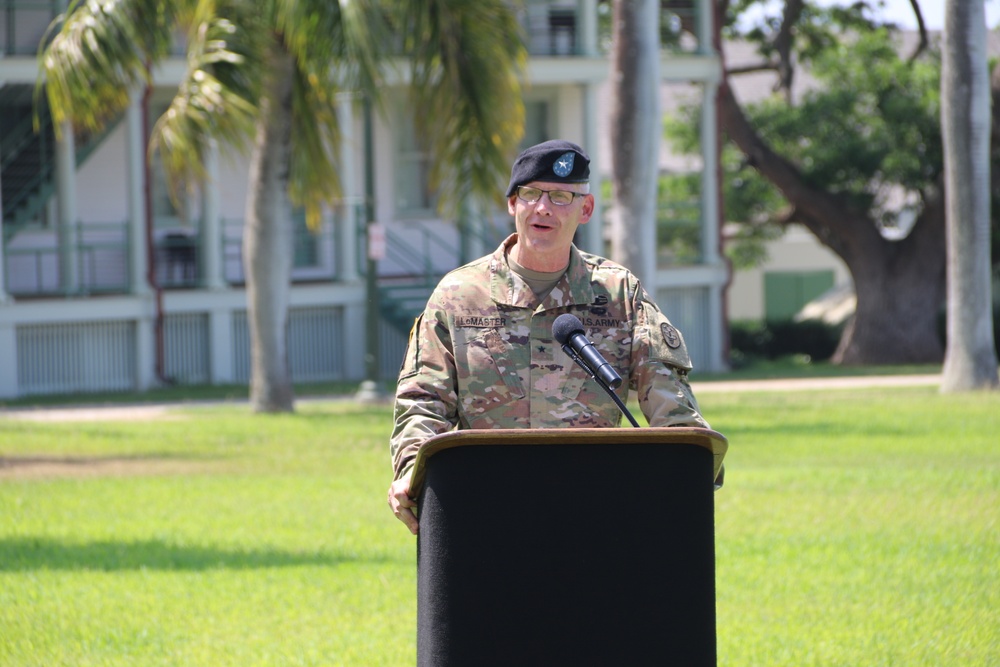 Incoming RHC-P commander provides remarks