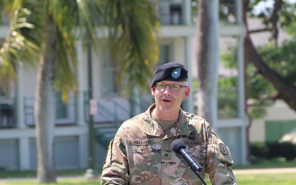 Incoming RHC-P commander provides remarks