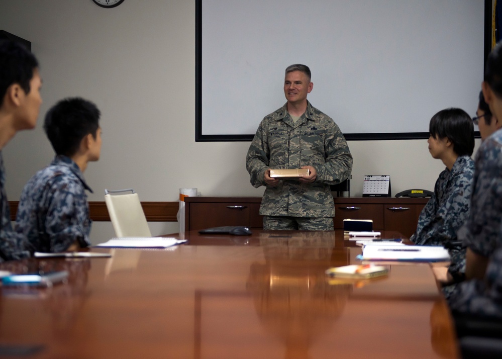 JASDF Cadets tour 374th MXG