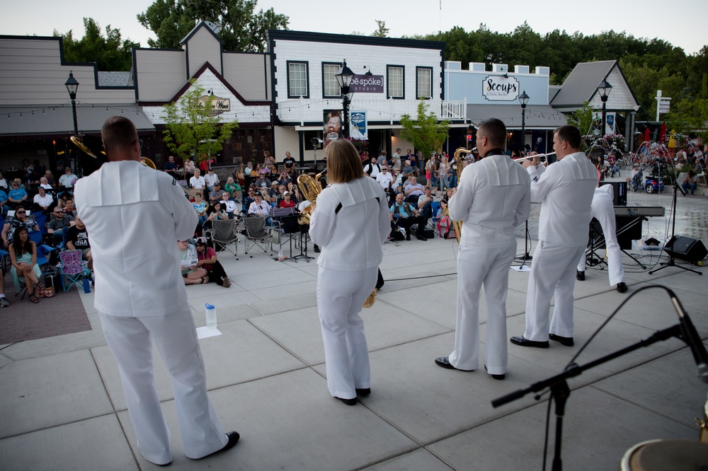 Navy Band Southwest at McFadden Plaza