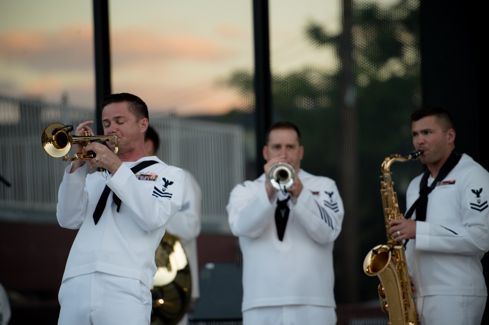 Navy Band Southwest at McFadden Plaza