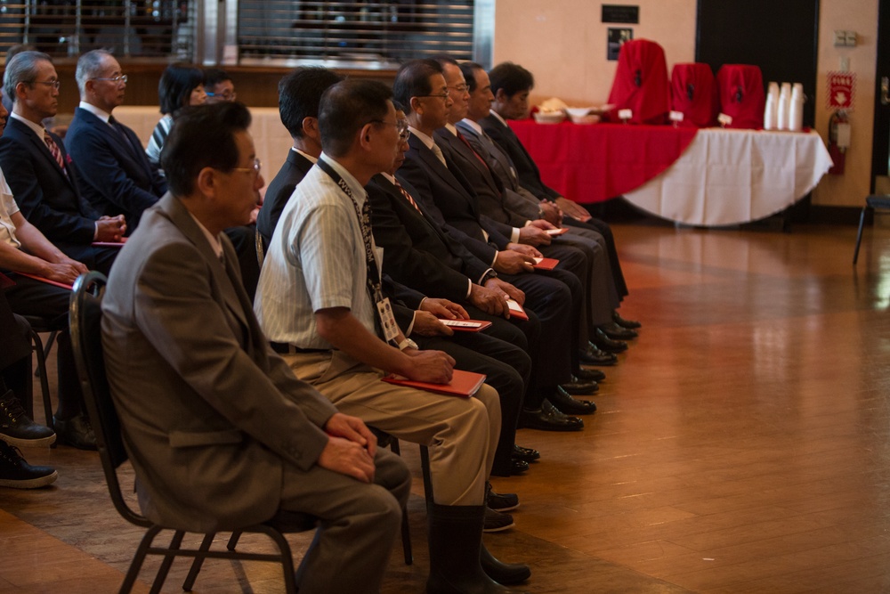 Japanese employees retire from air station with 488 combined years of service