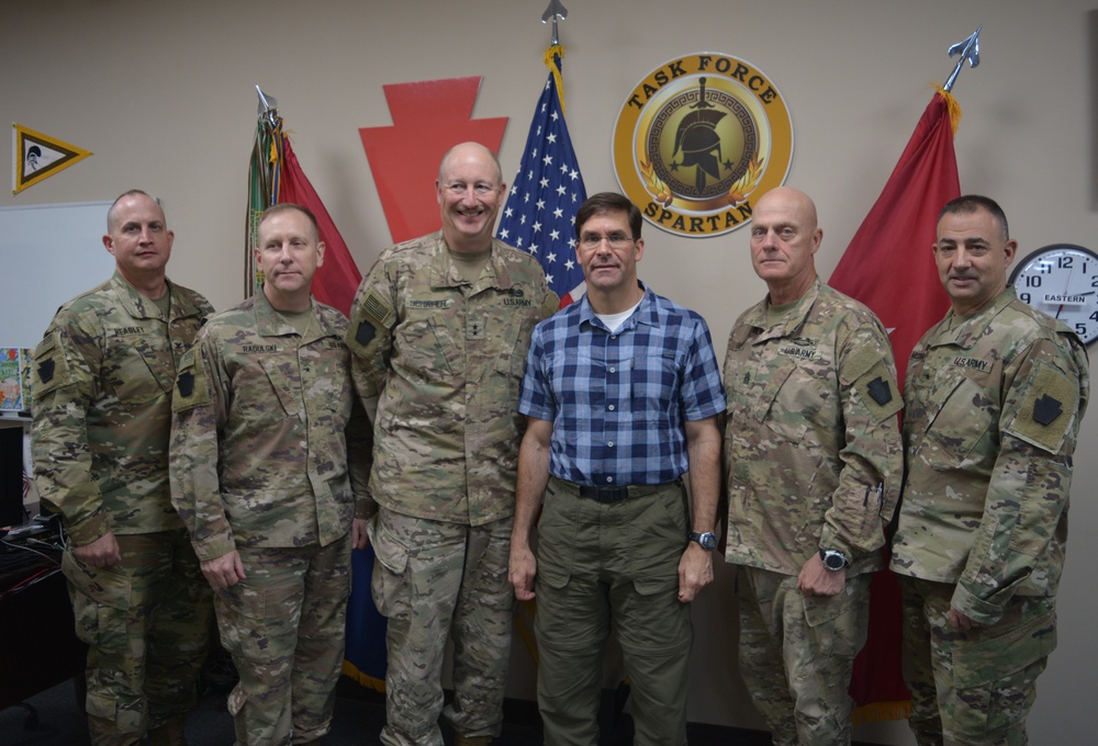 Secretary of the Army meets TFS Soldiers