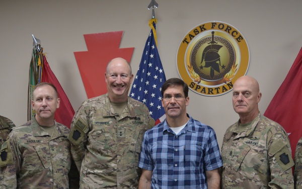 Secretary of the Army meets TFS Soldiers