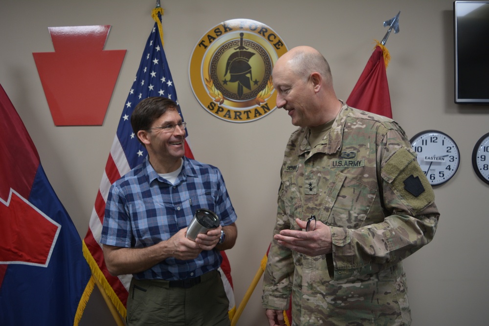 Secretary of the Army meets TFS Soldiers