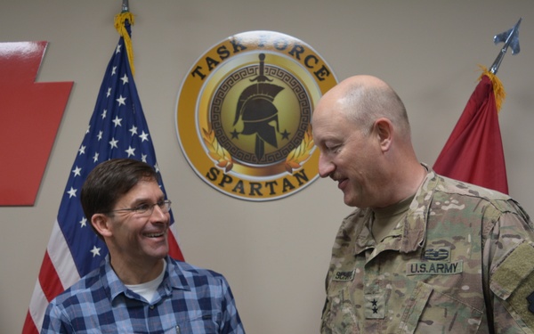 Secretary of the Army meets TFS Soldiers