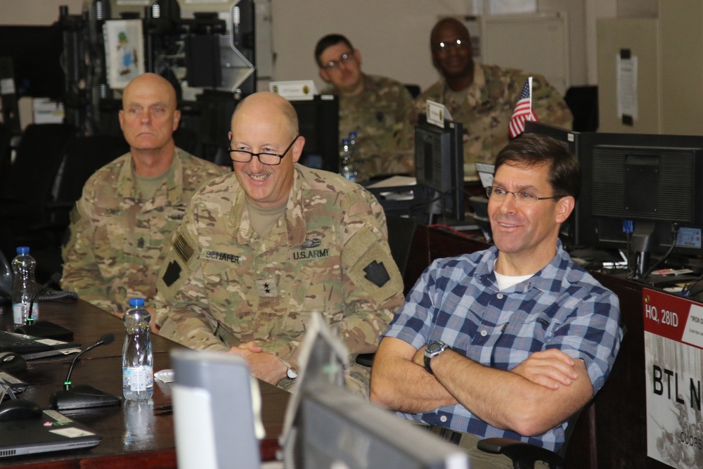 Secretary of the Army meets TFS Soldiers