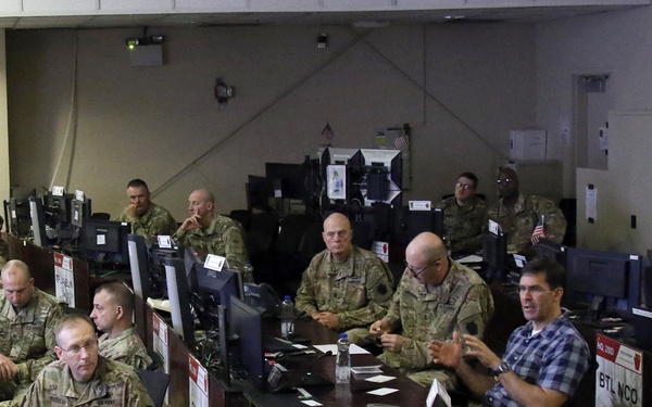 Secretary of the Army meets TFS Soldiers