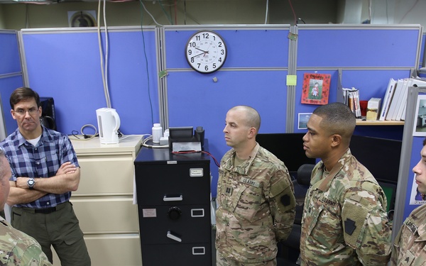 Secretary of the Army meets TFS Soldiers