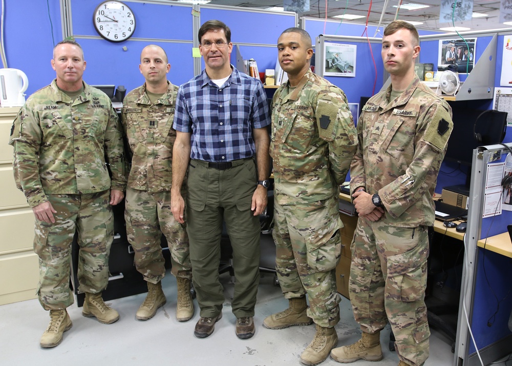 Secretary of the Army meets TFS Soldiers